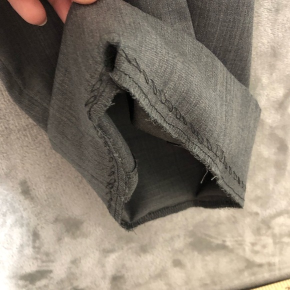 Joseph Joe Abboud Men Dress Pants Size 42 100% Wool Dark Gray Formal - Picture 9 of 14